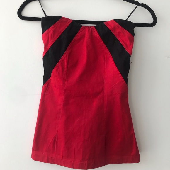 Off shoulder red top - Picture 2 of 2